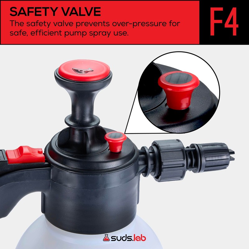 Suds Lab F4 Foaming Pump Sprayer with 70 oz UV