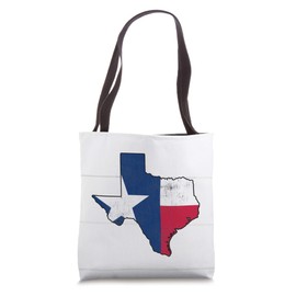 Texas Rustic Home Pride US State Distressed Look Tote Bag