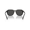 Coach HC8383U Universal Fit Sunglasses, Black/Grey Solid, 55 mm