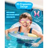 Hurdilen Kids Swim Goggles, Anti-fog and UV Protection with Swimming