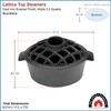 Minuteman International Blue-Black Lattice Top Humidifying Steamer for Woodstove