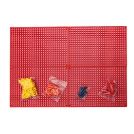 Organizer Genie 76 Piece Pegboard Tool Organizer Starter Kit, Flexible and Specially Designed to Hold All Tools - 4 Blue Pegboards, 36 Socket Holders, 36 Universal Clips