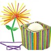 1000 Wooden Matchsticks Coloured Splints Adult & Children Art Crafts