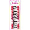 Dream World Ponytail Holder 20 MM Bead Assorted Shades of