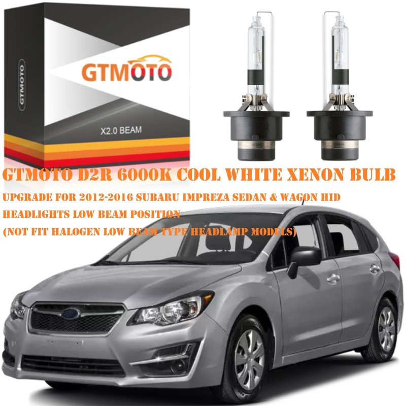GTMOTO for 2012 2013 2014 2015 2016 Subaru Impreza Headlight