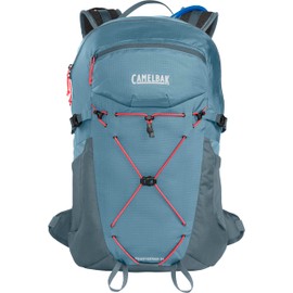 CamelBak Women's Fourteener 24 Hiking Hydration Pack 100oz - Hike Backpack, Smoke Blue/Fiery Coral