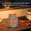 Autumn Magic Lantern with Pumpkin & Maple Leaf - Autumn