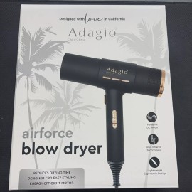 Adagio California - Air Force Hair Blow Dryer (Black)