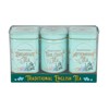 New English Teas Vintage Victorian Tea Tins with loose-leaf tea