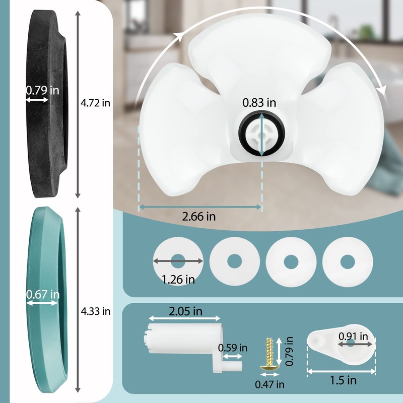 MONST 34117 Waste Ball Kit Compatible with Thetford Aqua Magic