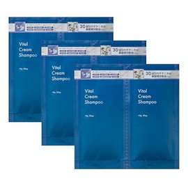 +By lilay Vital Cream Shampoo, 0.7 fl oz (20 ml) x 3