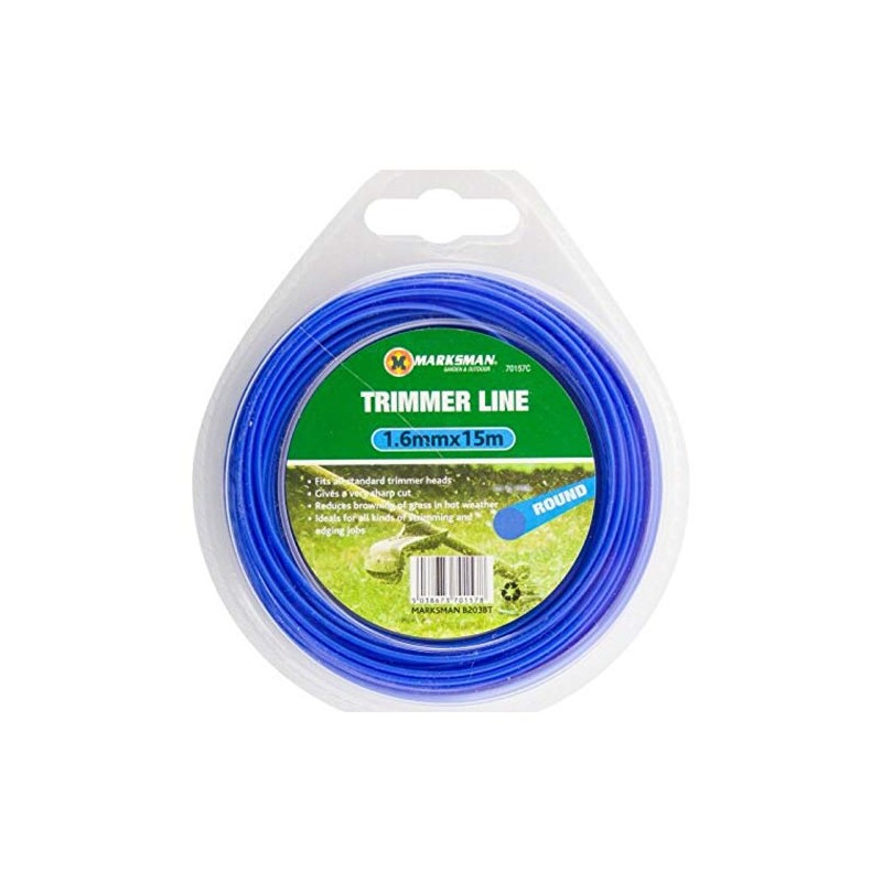 Home Spired 1.6mm x 15m Strimmer Line for Garden Hedge