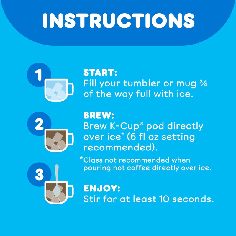 Dunkin' Cold Coffee, 60 Keurig K-Cup Pods