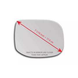 CarMirrorBazar New Replacement Mirror Glass Lens for 2009-2014 Acura TSX Passenger Side Right