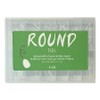 View Lab Soft Round Nail Tips 120p, transparent, 1 piece / 뷰랩 말랑 라운드 네일팁 120p, 투명, 1개