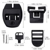 4 Set Spa Hot Tub Cover Clips Replacement Kit: Latch
