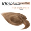 Benehair 100% Remy Human Hair Toppers for Women with Bangs