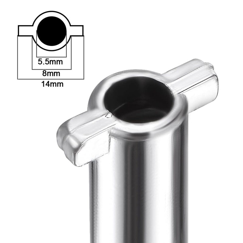 LKTFATD Electrical Cabinet Key 5.5mm Hole Zinc Alloy Water Meter