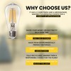Halco 85145 - ST19CL8ANT/827/LED2 Edison Style Antique Filament LED Light