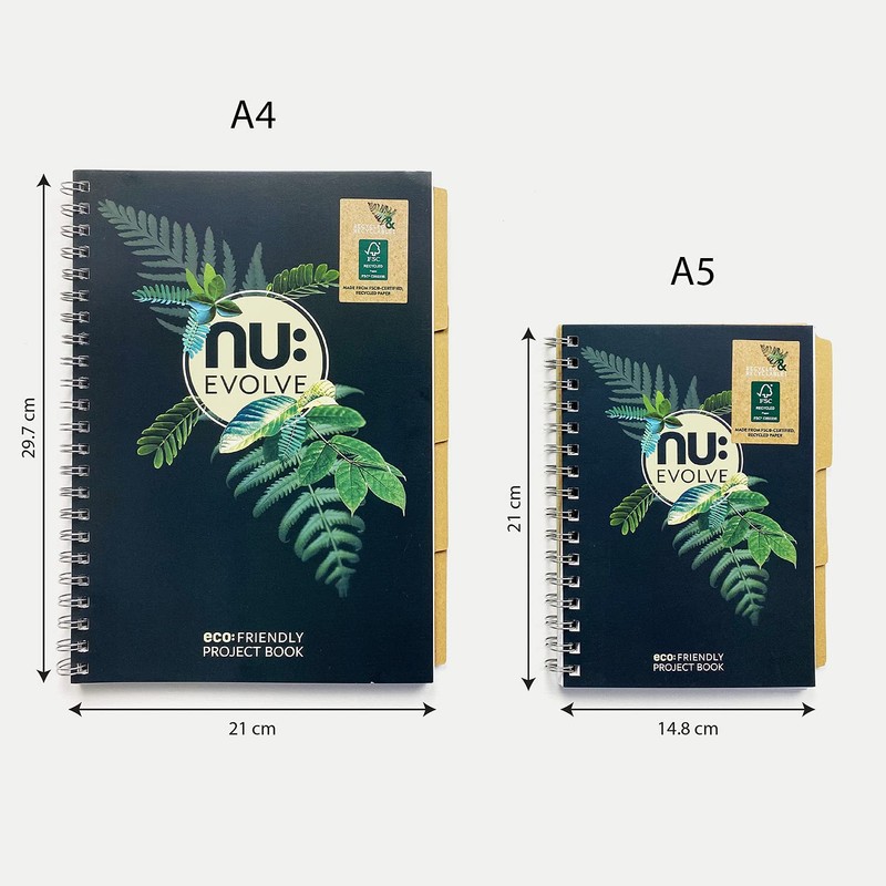 Nu Notebooks - Evolve Range - Recycled Notebook - A5