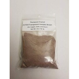 Vandyke Brown Enamel for Copper, Gold and Silver - 2oz/56.7g