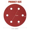 KONGMING 225mm Sanding Discs 25pcs 6 Hole Grit P150 9
