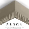 Aspire Homeware King Size Fitted Sheets - 25 cm Deep