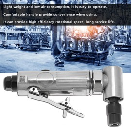 Air Die Grinder, Air Angle Die Grinder,AG-315B 1/4 90°Air Grinding Engraving Polisher Machine Cutting Tool 3-6mm Chunk 2000rpm, Angle Grinders