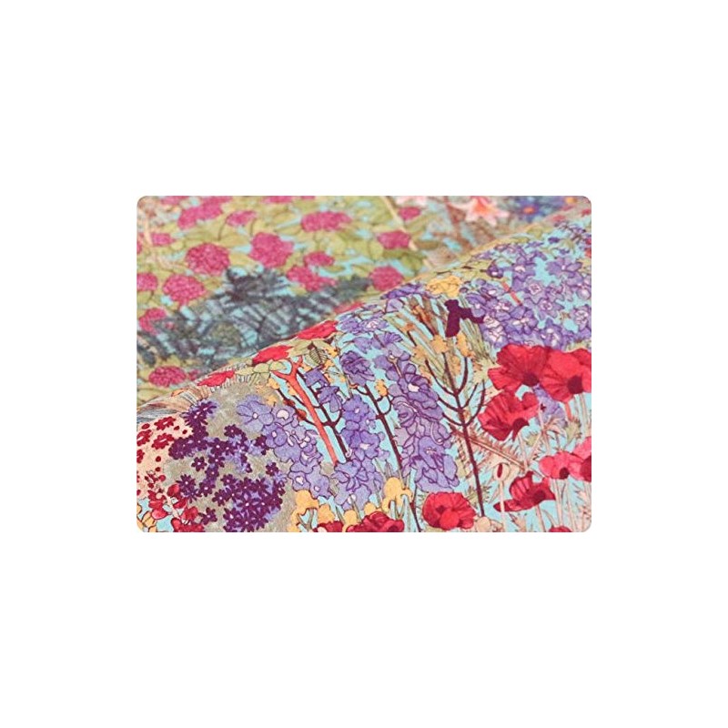 DDintex Floret LONDON Cushion Cover Alice's Garden Turquoise 45x45cm [With