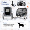 Giantex Dog Bike Trailer, Dog Bicycle Trailer, Pet Cart Carrier