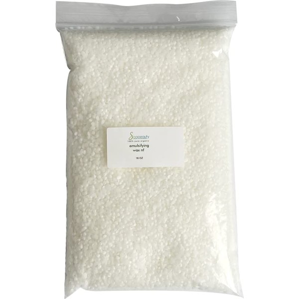 32 OZ / 2 LBS EMULSIFYING WAX NF POLYSORBATE 60 PURE POLAWAX 100% PURE Vegetable Derived Non-toxic 100% Wax pellets
