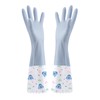 JYJLLM Velvet lining Marigold Gloves Medium for，washing up gloves large，kitchen