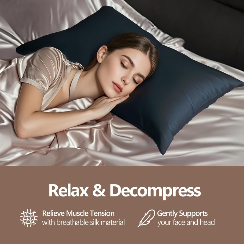 FCHJXTL Luxury 6A Mulberry Silk Pillowcase & Silk Pillow Case