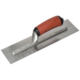 MARSHALLTOWN Concrete Finishing Trowel, 12 Inches by 3 Inches, Curved DuraSoft Handle, Made in The USA, MXS56D