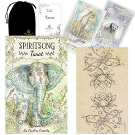 [Spirit Song Tarot Spiritsong Tarot] Tarot Cards, Tarot Divination, Beginners, Animals, Japanese Instruction Manual Included (English Language Not Guaranteed)