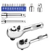 WORKPRO Stubby Ratchet & Bit Driver Set 16 PCS, 1/4",
