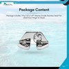 MARINE CITY 316 Stainless Steel Hatch Hinge with Removable Pin