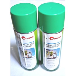 Techmotion Fitness 100% Silicone Treadmill Belt Lubricant Spray2pk