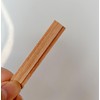Double-Layered Wooden Candle Wicks and Stands 30 Sets 5.1 X