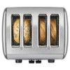 KitchenAid 4 Slice Manual Lift Toaster KMT4115CU, Contour Silver