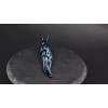 Unmarked Glass Slug, Black and Blue