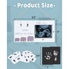 GOZINA Baby Scan Photo Frames with Baby Handprint and Footprint