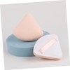 Vaguelly 6pcs Dual Use Fan Shaped Powder Puff Makeup Tools