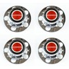 BB Auto Set of 4 New Chrome Wheel Center Caps