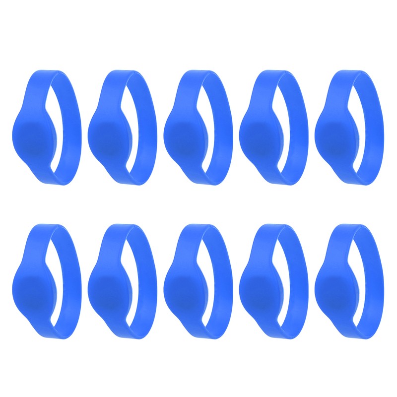 10pcs 13.56Mhz RFID Wristband Silicone Bracelet Waterproof IC Card for