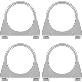 Set of 4 Stainless Steel Brackets M8 x 67 mm Extremely Durable Mounting Clamps Stainless Steel Heavy Duty (Pack of 4 M8 x 67 mm)