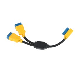 OURANTOOLS OBD-2-Verlängerungskabel-Adapter – OBD-II 16-poliger Adapter, 1 Stecker auf 2 Buchsen, Diagnose-Verlängerungskabel zum Anschluss von Codeleser & Scanner Diagnosegerät 35 cm