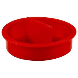 Caplugs QCPT19Q1 Plastic Center Pull Tab Tapered Plug. CPT-19, PE-LD, Cap OD 1.94" Plug ID 1.784", Red (Pack of 200)