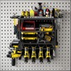 4 Layer Power Tool Organizer Wall Mount, Heavy-Duty Tools Holder