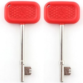 LOKKO Radar Key & Disabled Toilet Key UK - Set of 2 - Waterproof, Dimpled Grip, Easy Turn